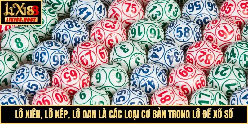 Lô xiên, lô kép, lô gan là các loại cơ bản trong lô đề xổ số