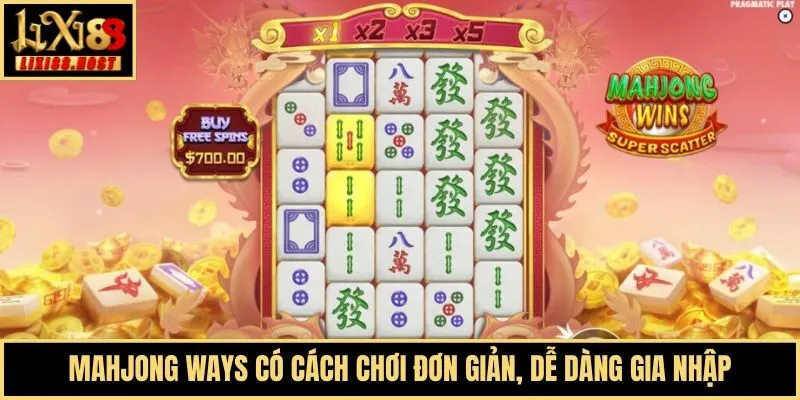 Mahjong Ways có cách chơi đơn giản, dễ dàng gia nhập
